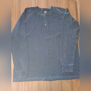 Men's Blue Henley Shirt